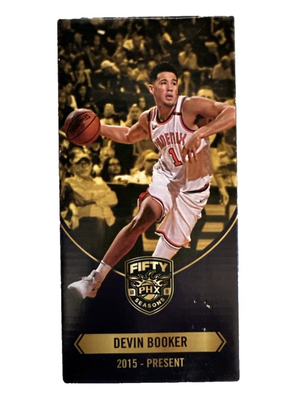 Devin Booker Phoenix Suns Bobblehead 50th Anniversary Limited Edition New In Box